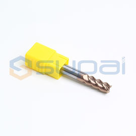 4 Flute Solid  Carbide End Mill Milling Cutter For Stainless Steel Cemented , Titanium Alloys