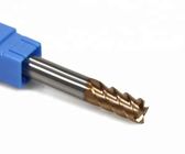 8X60mm Carbide 4 Flutes Coated CNC Milling Cutter Straight Shank Cutter